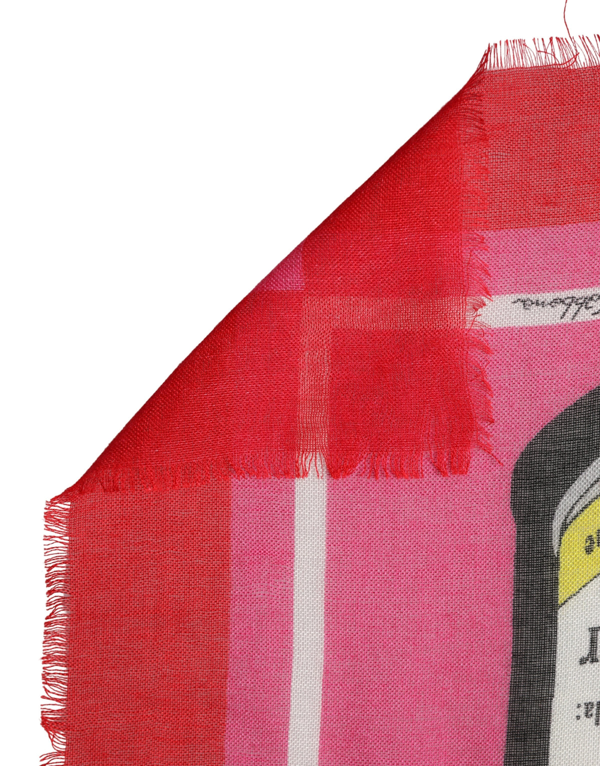 Dolce & Gabbana DG Amore Pink Print Shawl
