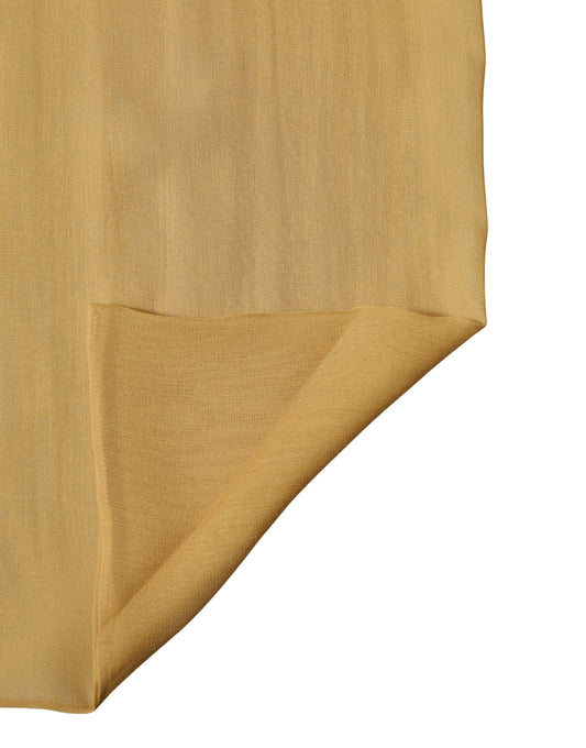 Dolce & Gabbana Brown Silk Sash Scarf