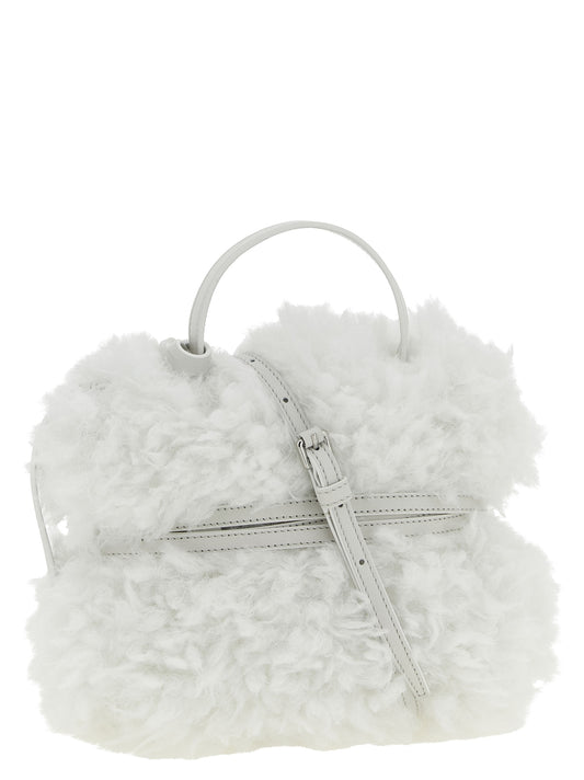 Moschino White Leather Handbag