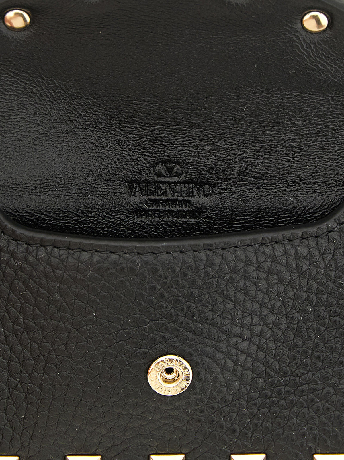 Valentino Garavani Black Calfskin Cardholder