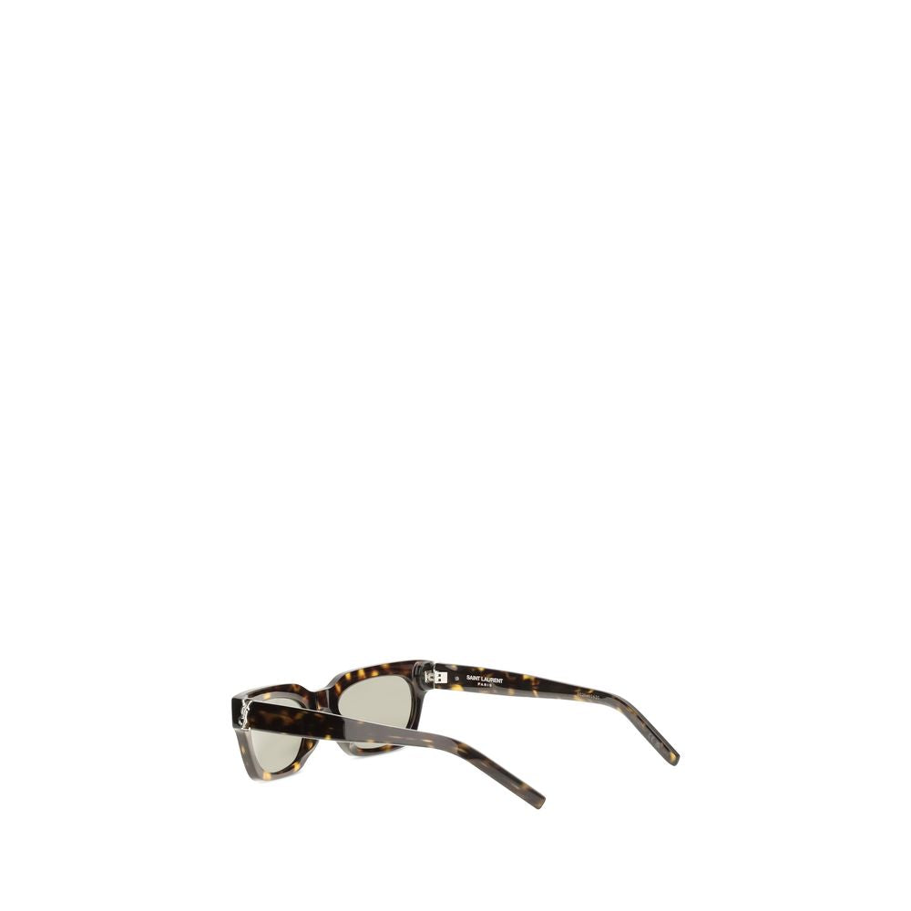 Saint Laurent Brown Cassandre Acetate Sunglasses