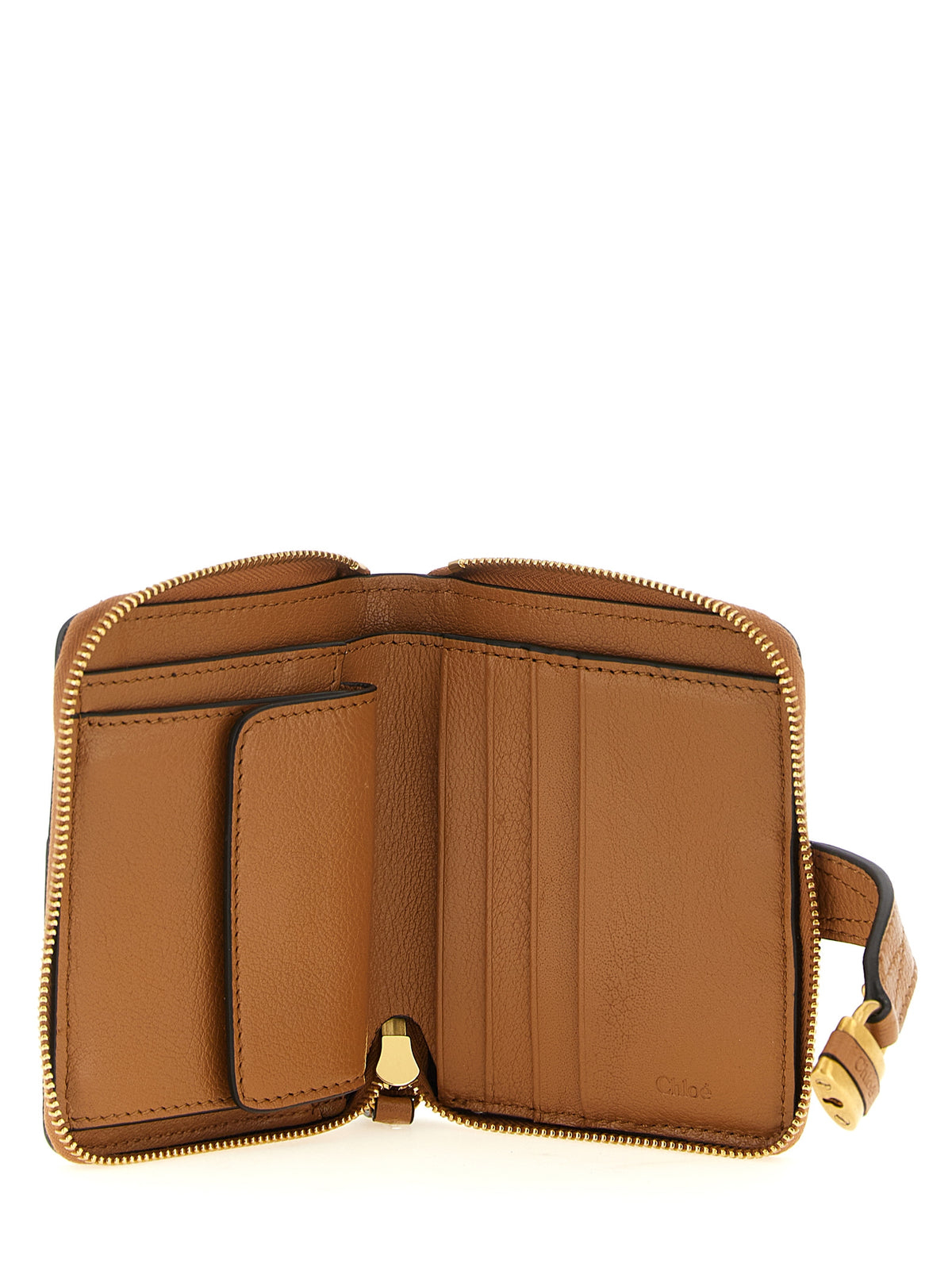 Chloé Paddington Mustang Brown Buffalo Leather Bi-Fold Wallet