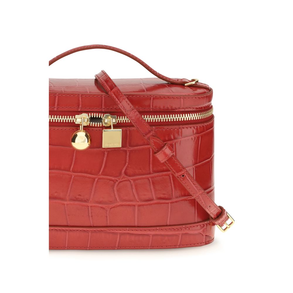 Jacquemus Le Petit Vanity Red Calf Leather Bag