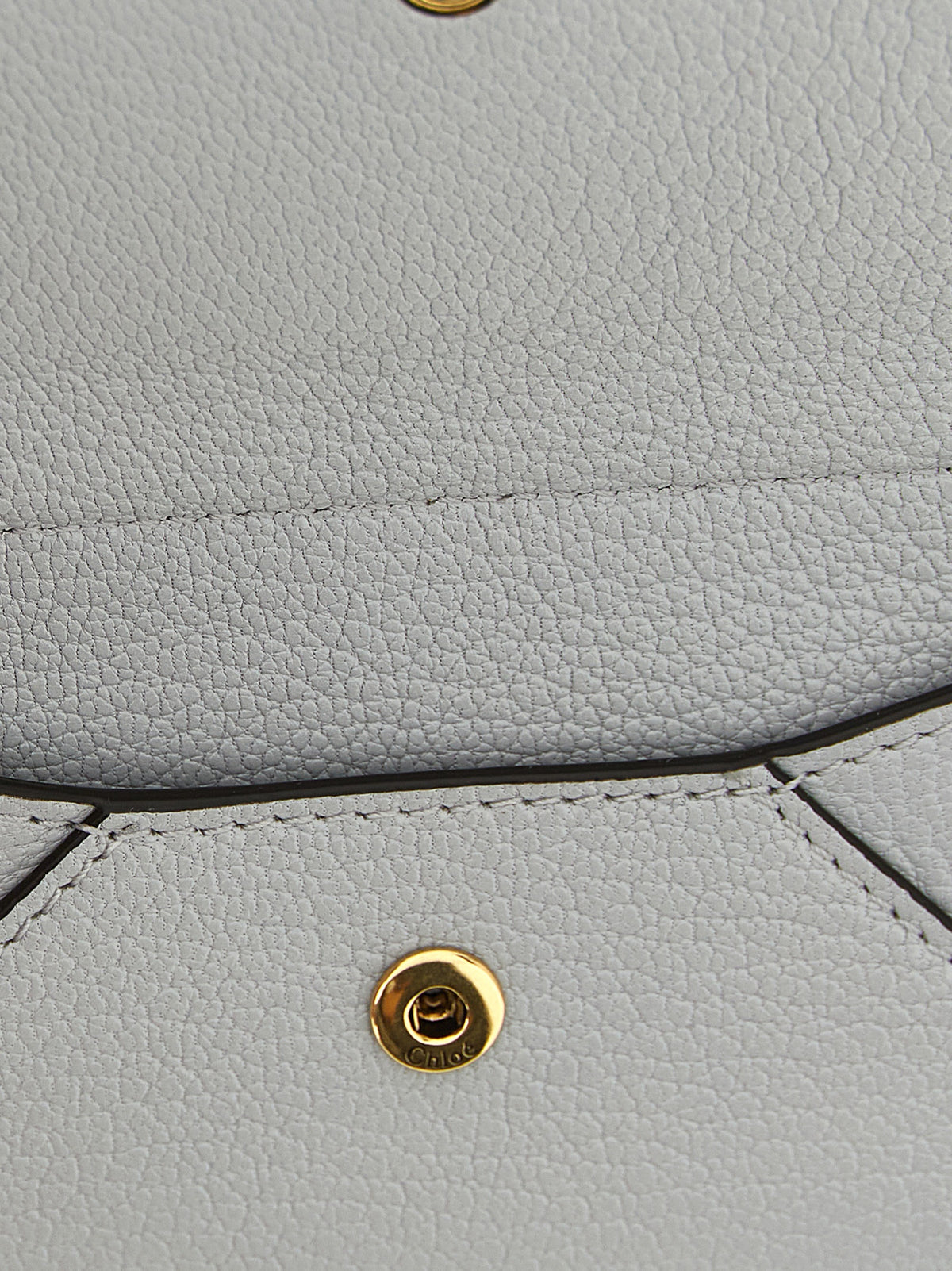 Chloé Envelope Light Blue Goatskin Leather Wallet