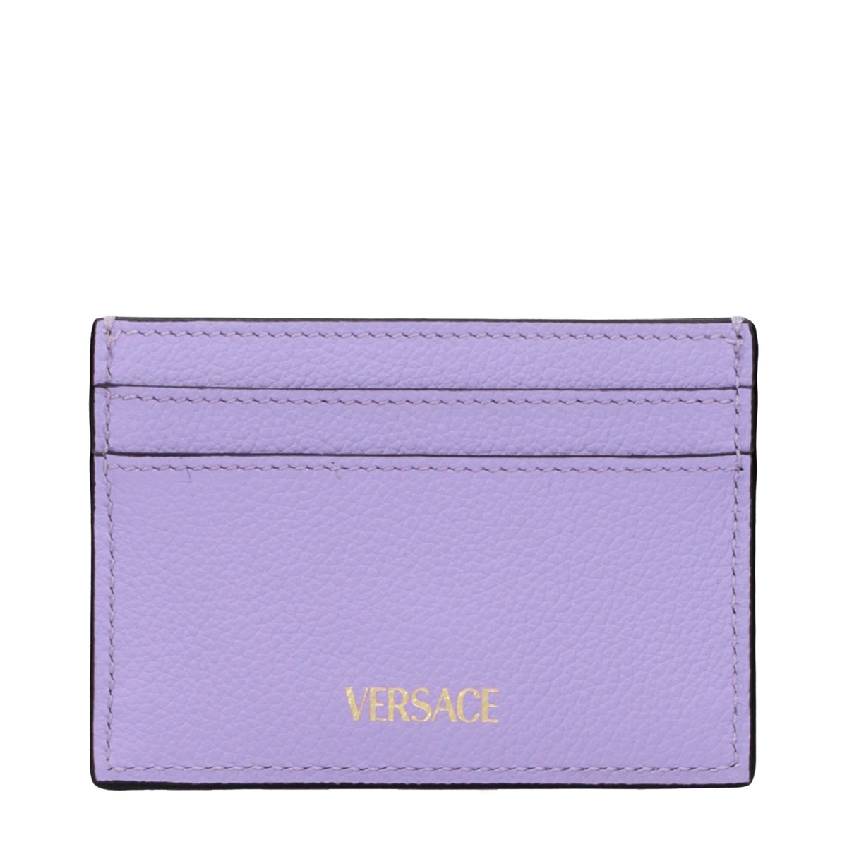 Versace La Medusa Lilac Leather Cardholder