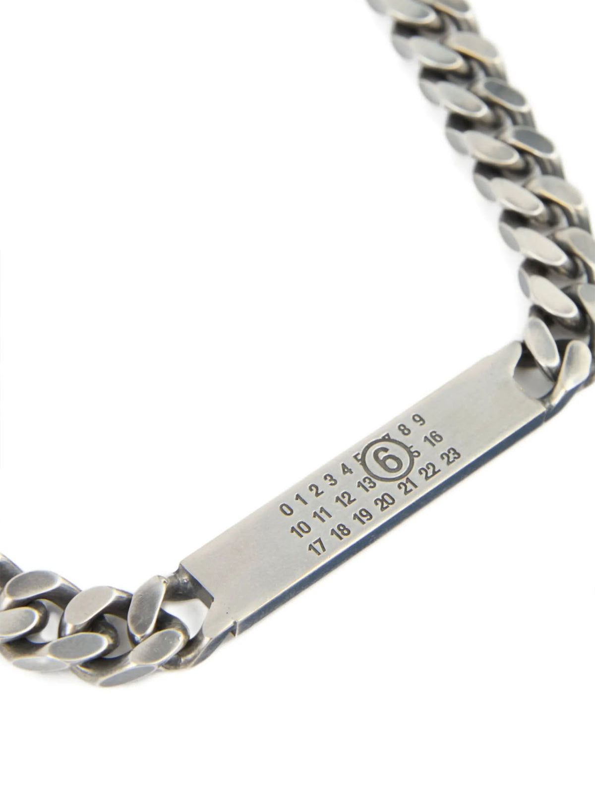 MM6 Maison Margiela Silver-Tone Classic Chain Necklace