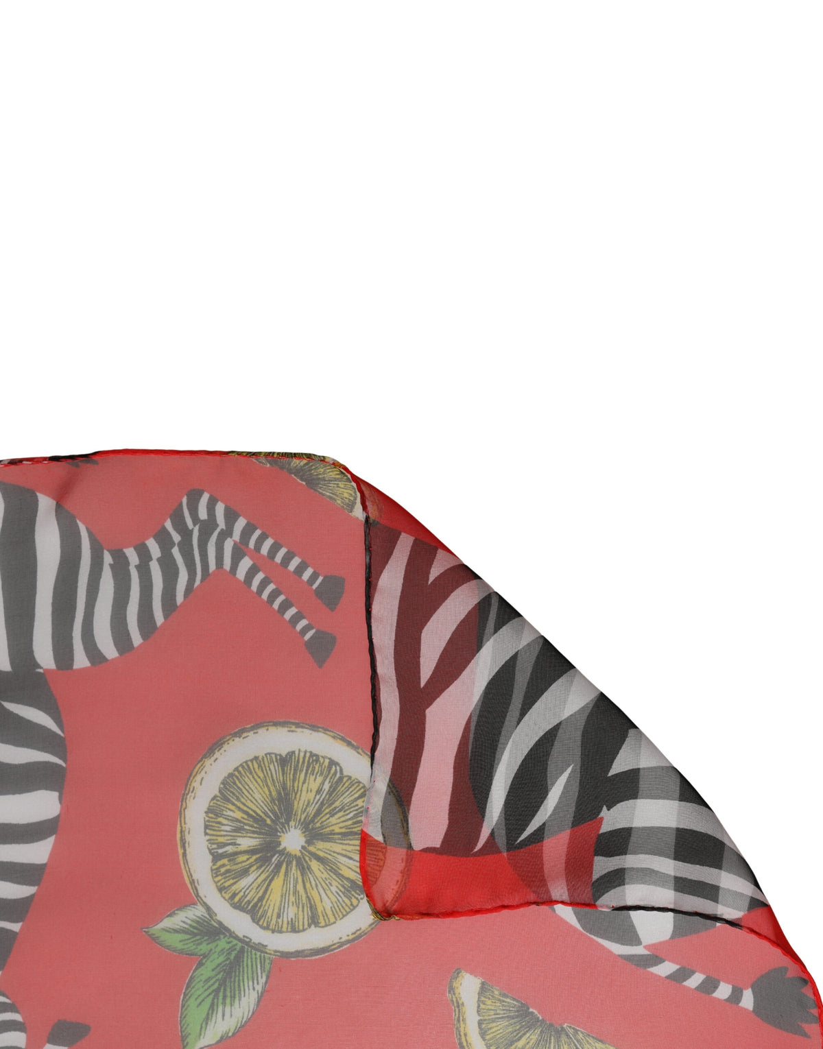 Dolce & Gabbana Red Zebra Silk Stole