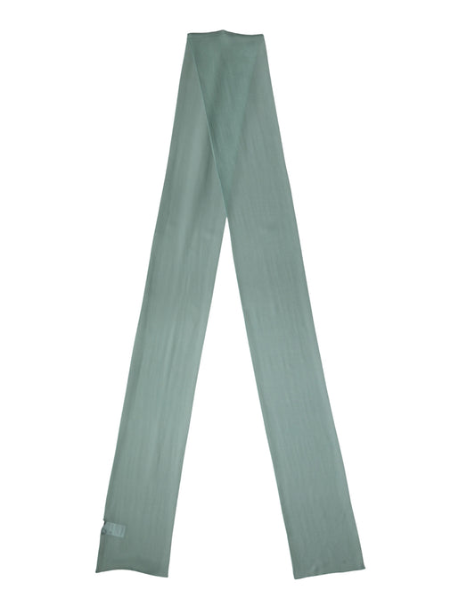 Dolce & Gabbana Teal Silk Sash Scarf