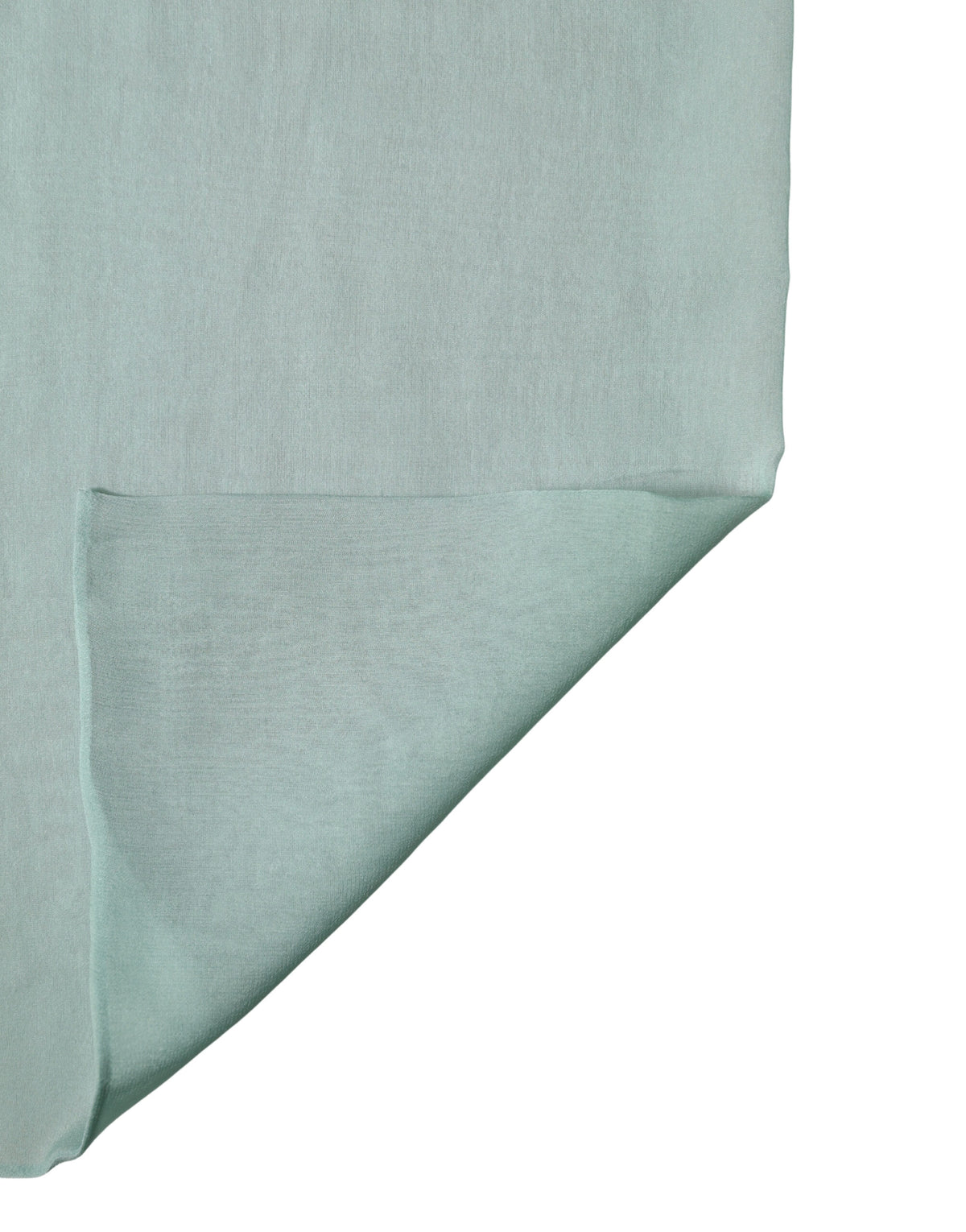 Dolce & Gabbana Teal Silk Sash Scarf