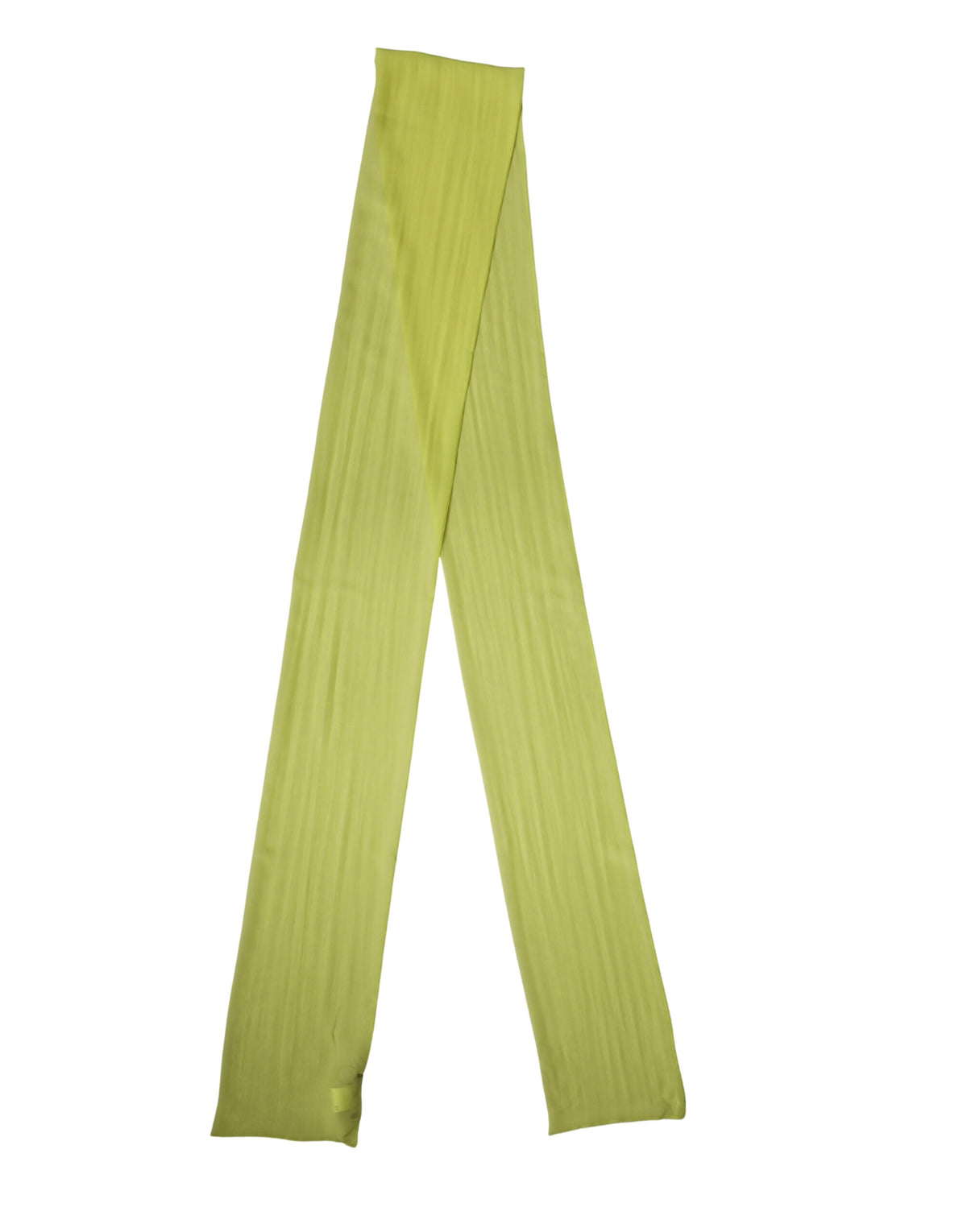 Dolce & Gabbana Yellow & Green Silk Sash Scarf