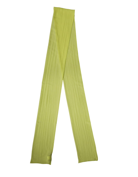 Dolce & Gabbana Yellow & Green Silk Sash Scarf