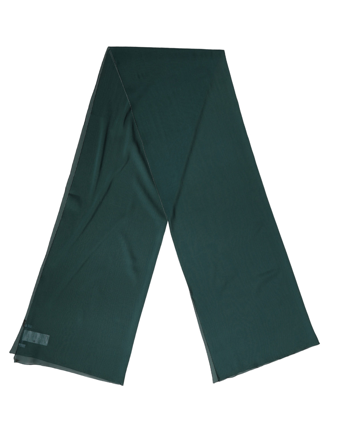 Dolce & Gabbana Dark Green Silk-Blend Stole