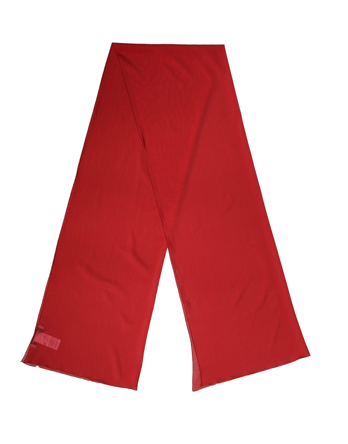 Dolce & Gabbana Red Silk-Blend Stole