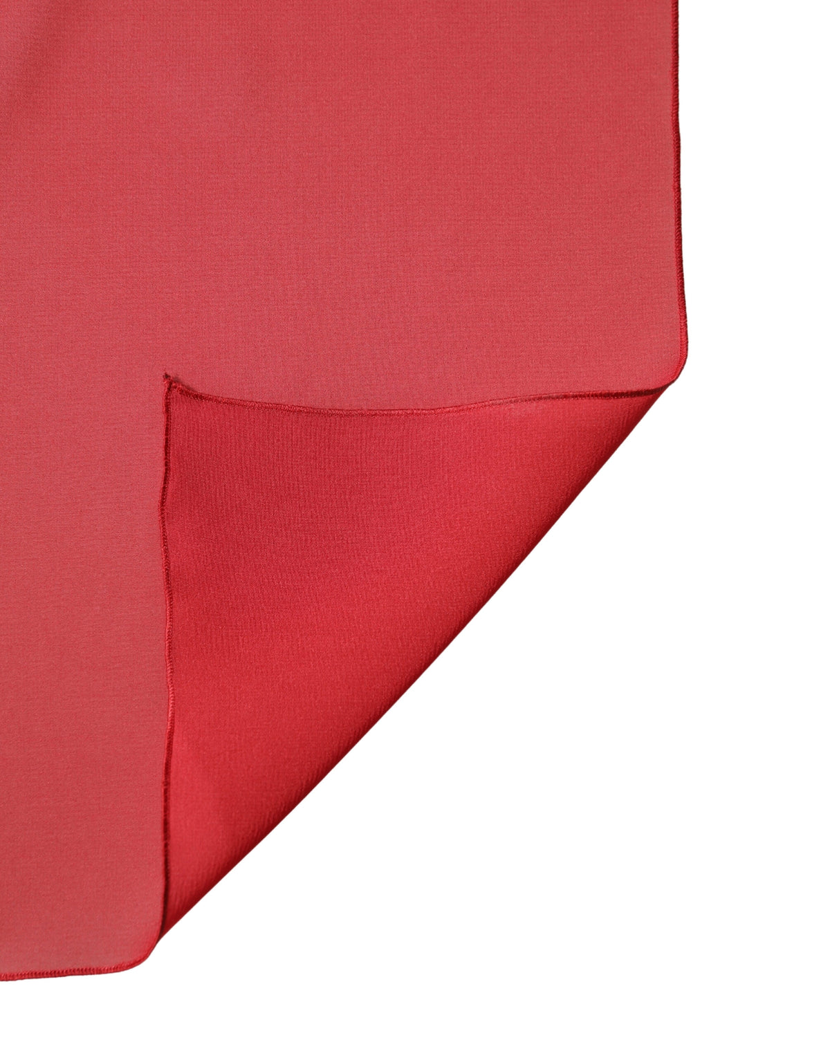Dolce & Gabbana Red Silk-Blend Stole