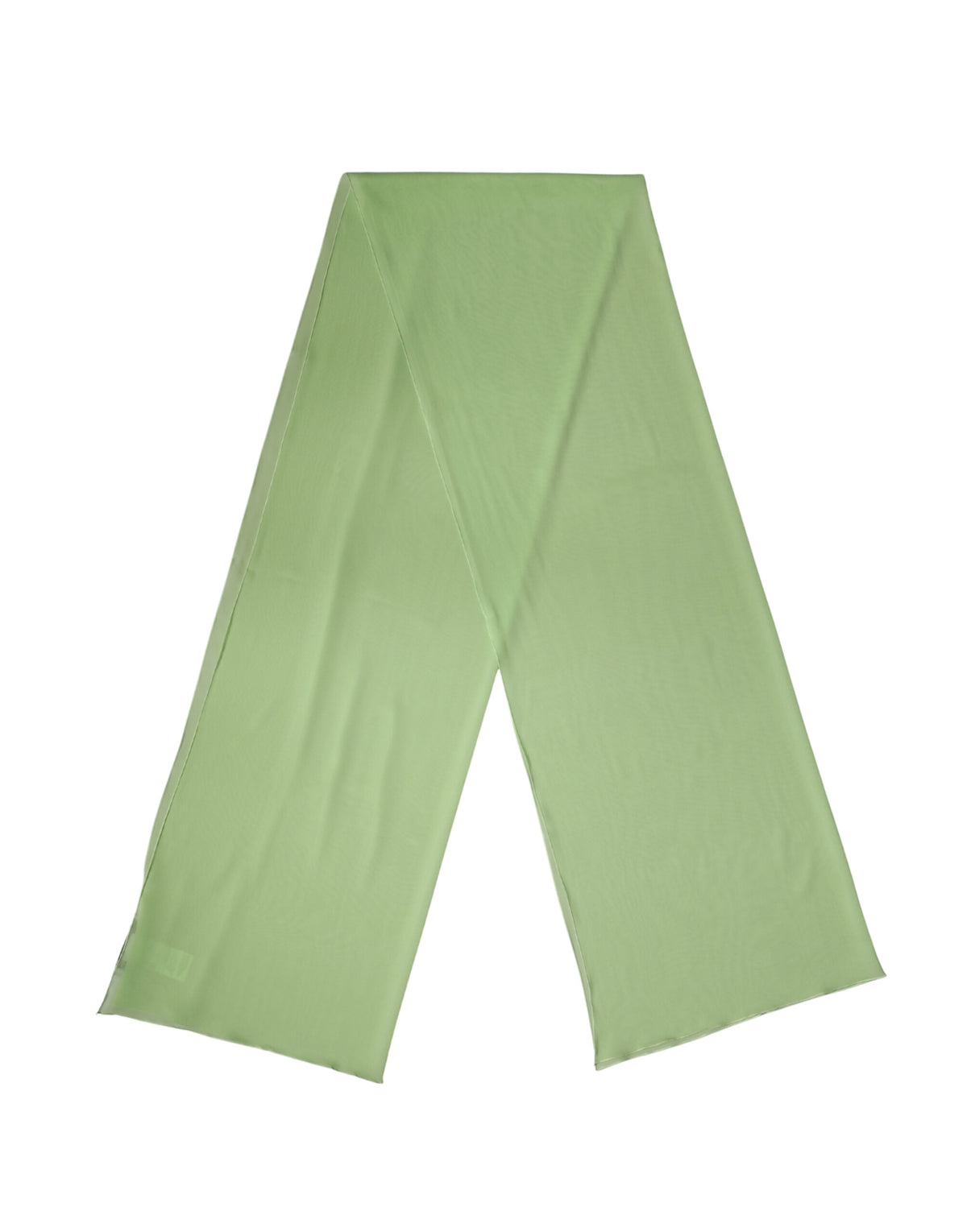 Dolce & Gabbana Light Green Silk-Blend Stole