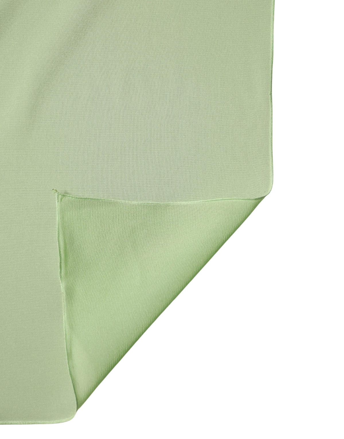Dolce & Gabbana Light Green Silk-Blend Stole