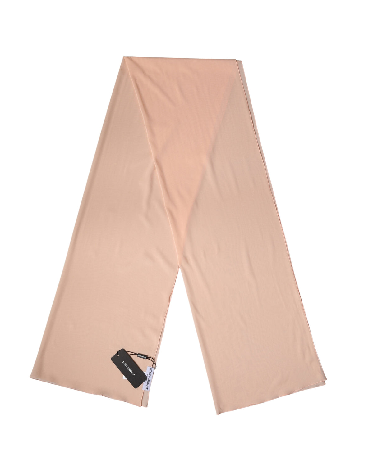 Dolce & Gabbana Peach Silk-Blend Stole