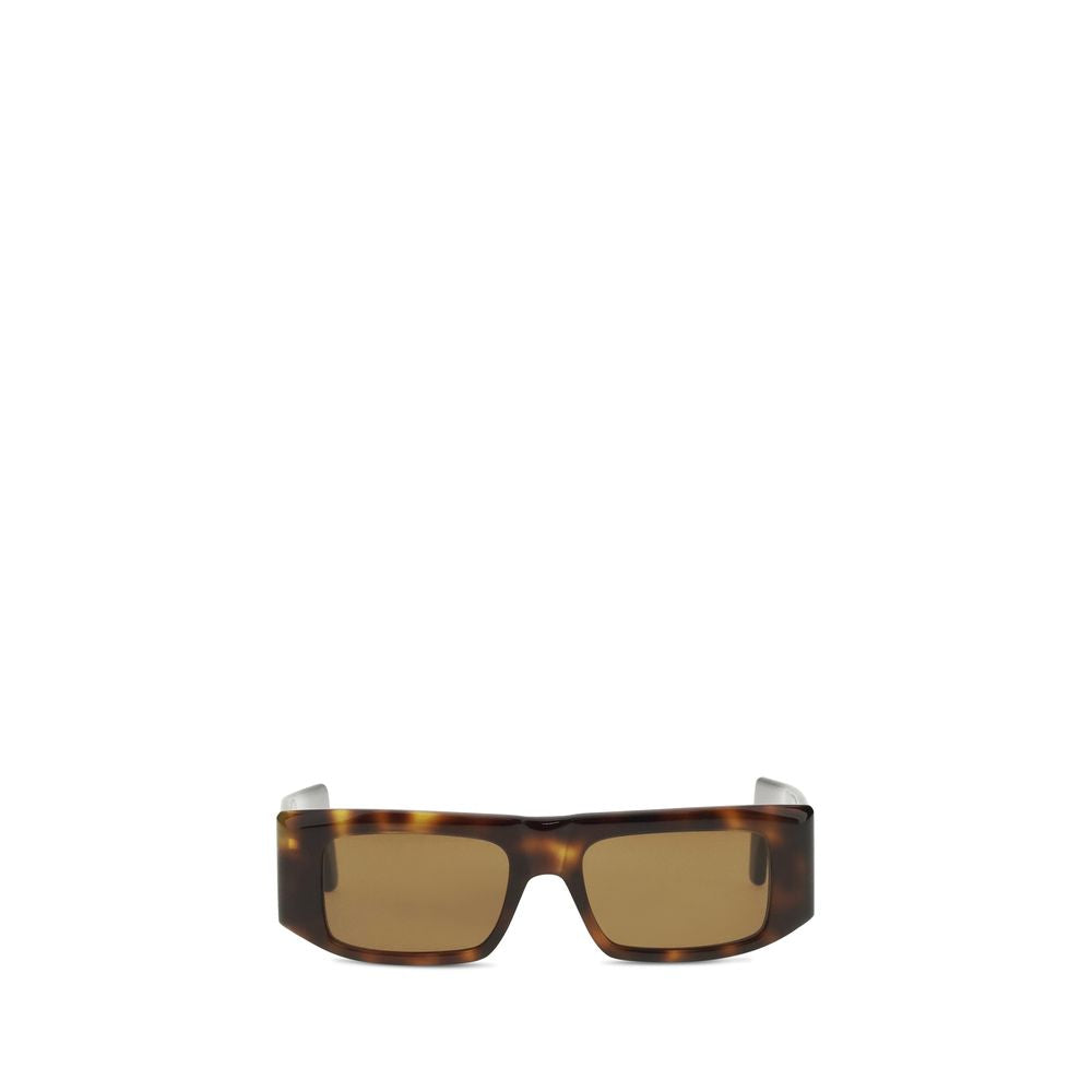 Valentino Garavani Brown Acetate Shield Sunglasses