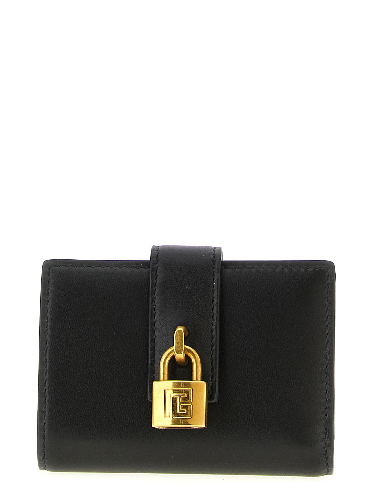 Balmain Pulse Black Lamb Leather Wallet