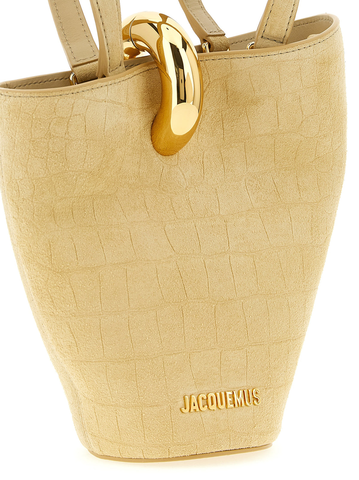 Jacquemus Beige Calfskin Handbag