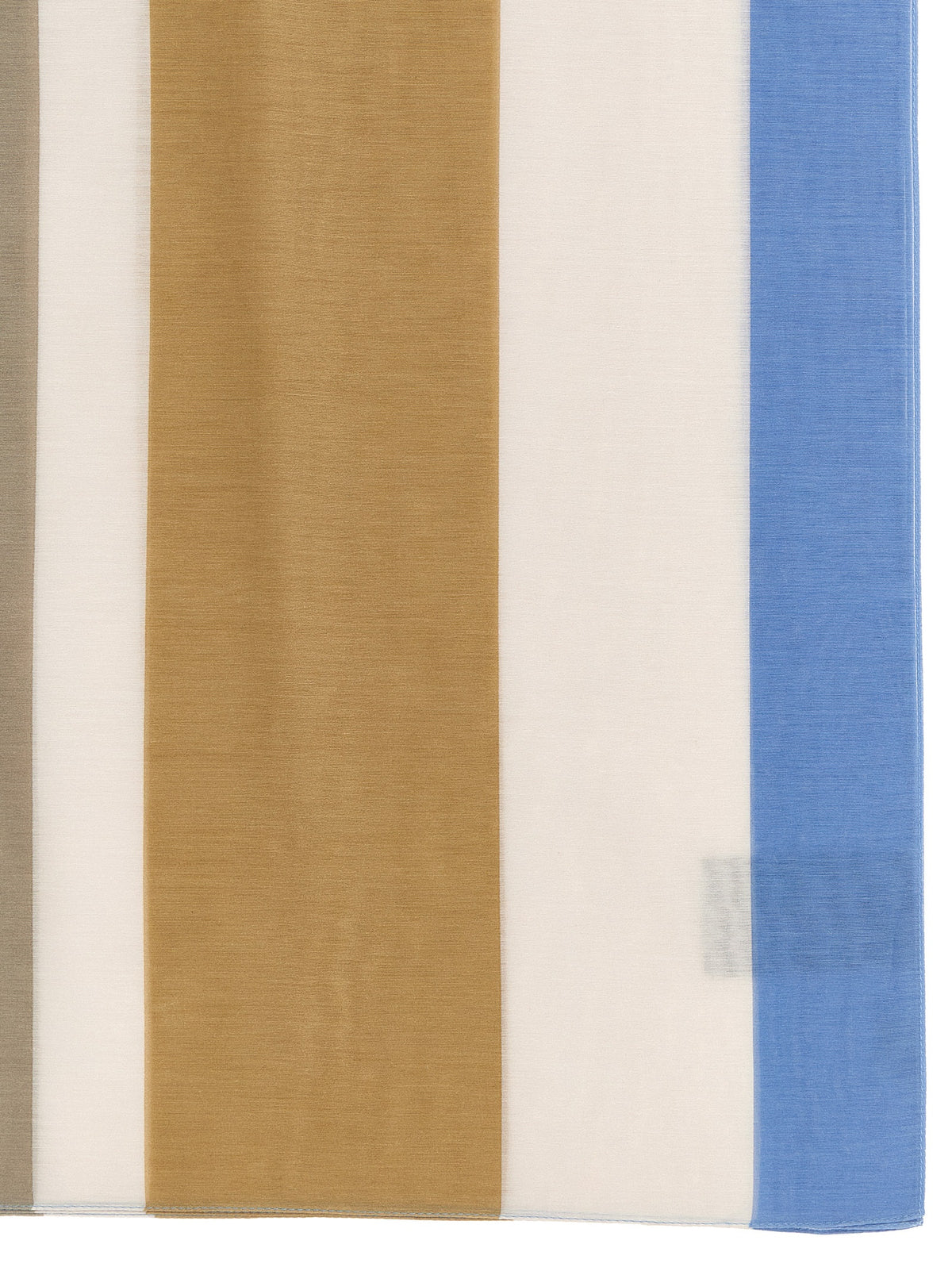 Saint Laurent Cassandre Multicolor Striped Cotton & Silk Stole