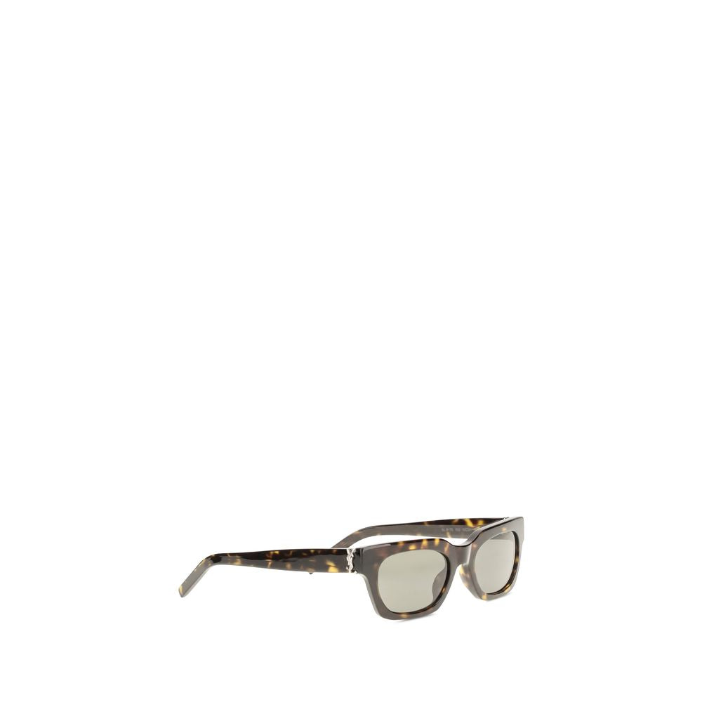 Saint Laurent Brown Cassandre Acetate Sunglasses