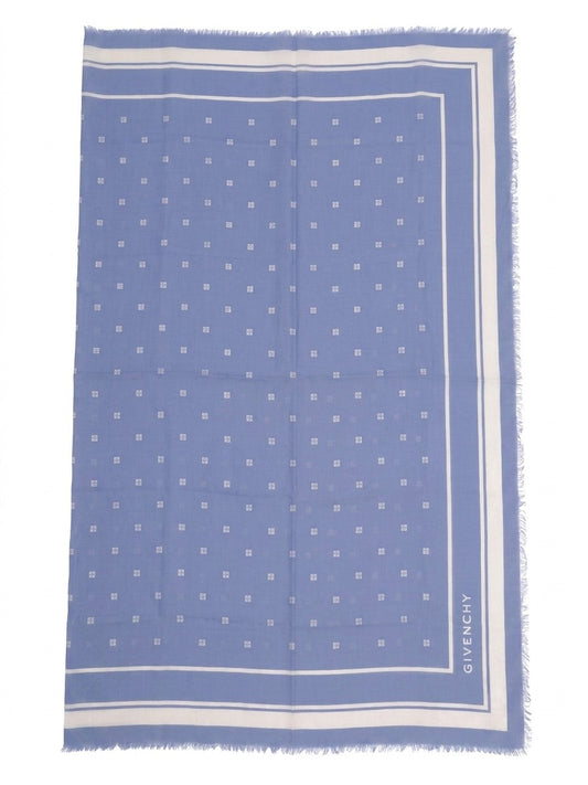 Givenchy Lavender Bicolor Wool & Silk Scarf