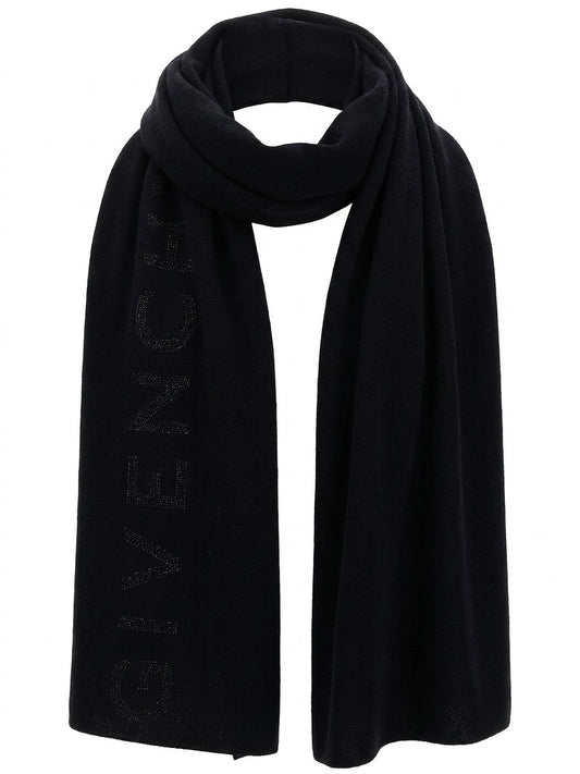 Givenchy Black Wool Scarf