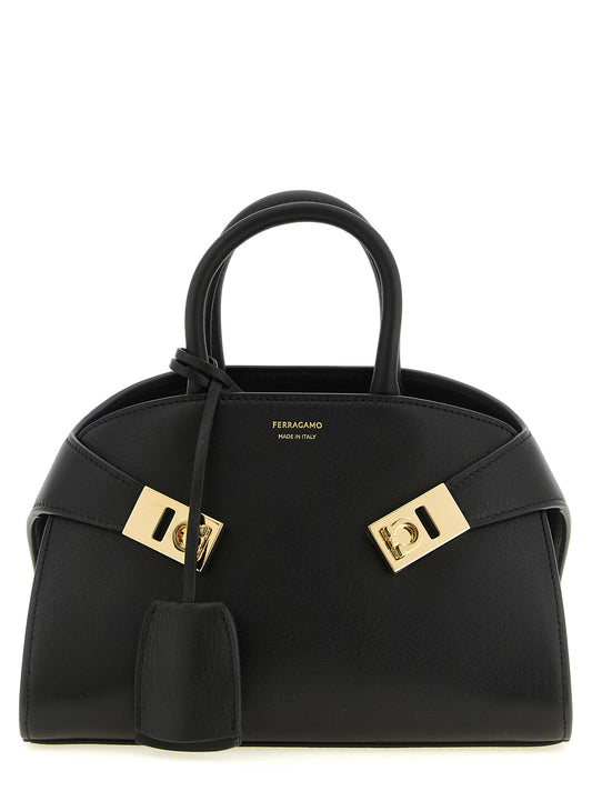 Ferragamo Black Calfskin Handbag