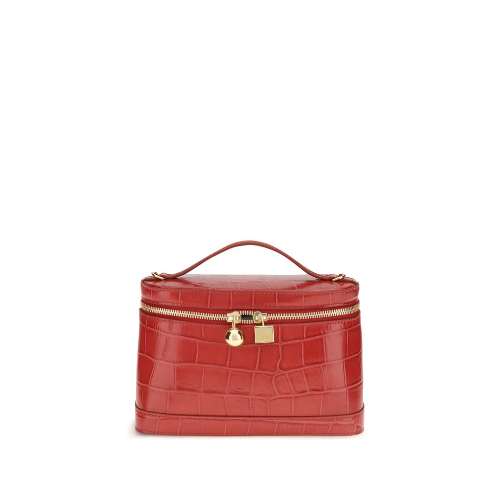 Jacquemus Le Petit Vanity Red Calf Leather Bag
