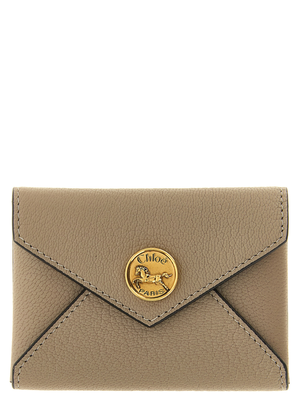 Chloé Envelope Beige Goatskin Leather Cardholder
