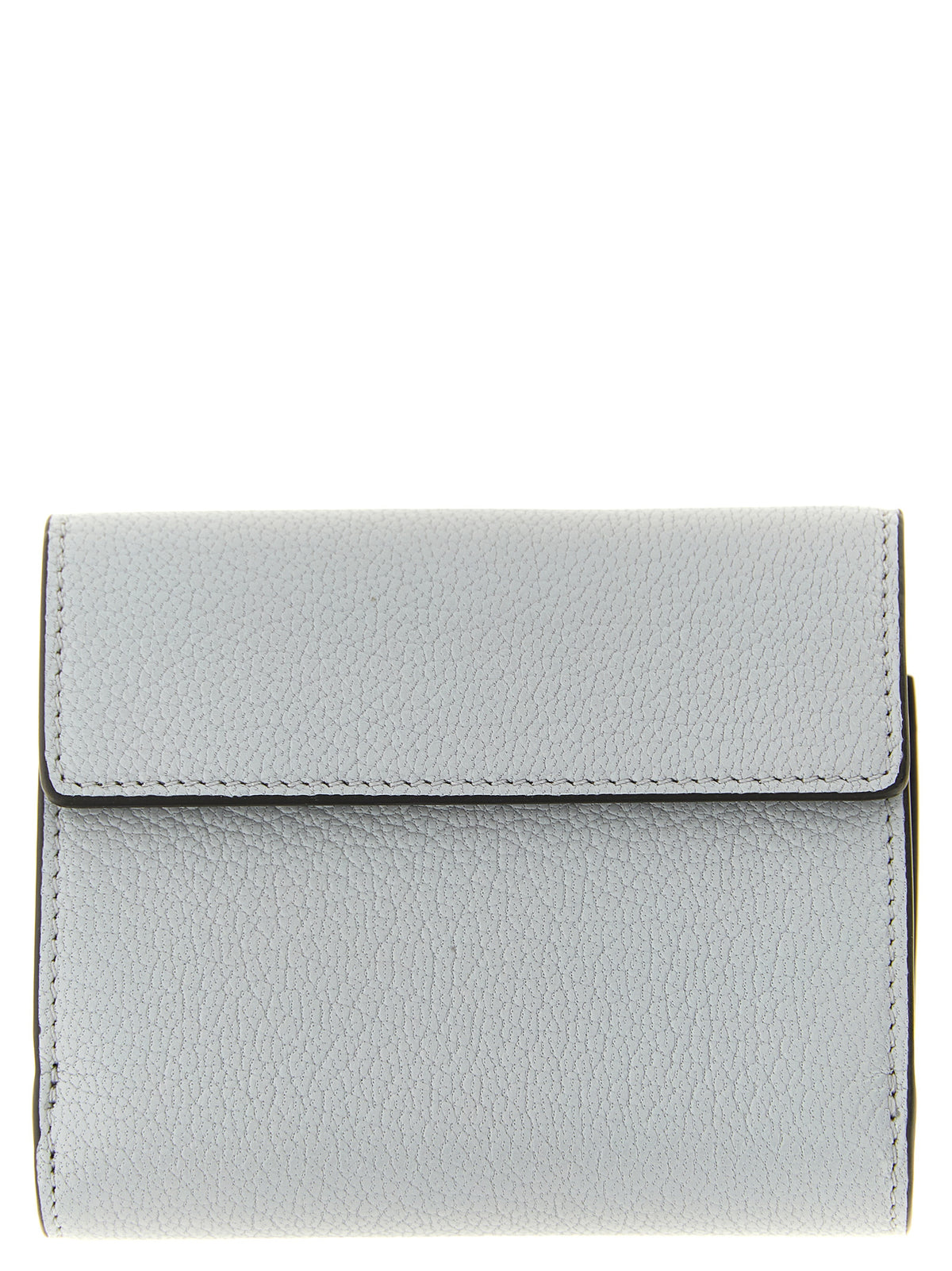 Chloé Envelope Light Blue Goatskin Leather Tri-Fold Wallet