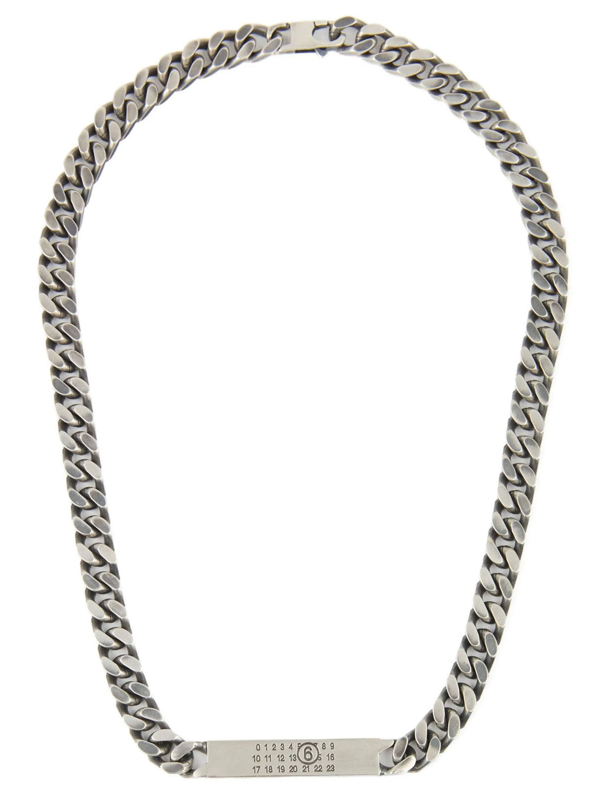 MM6 Maison Margiela Silver-Tone Classic Chain Necklace