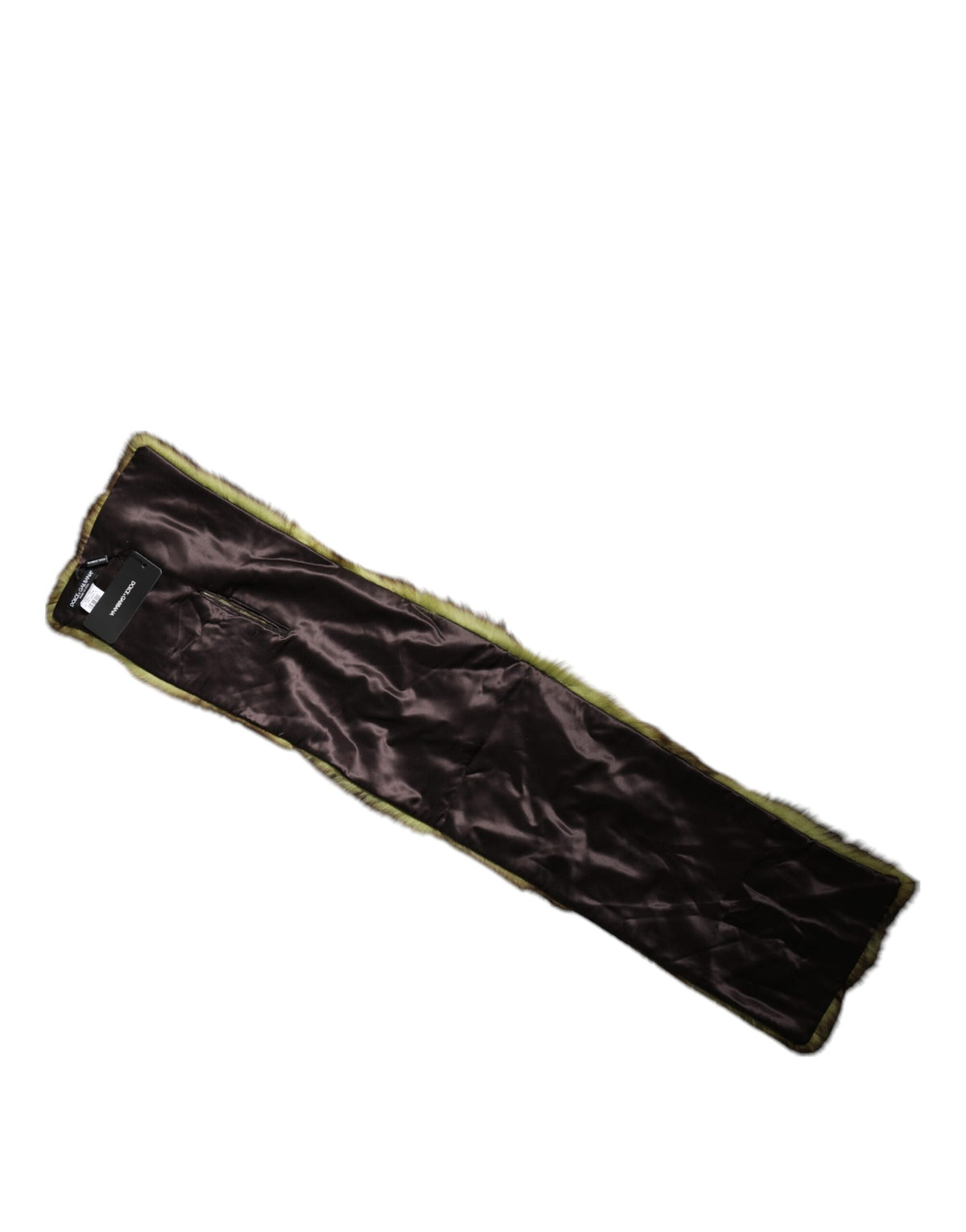 Dolce & Gabbana Multicolor Rat Mousquet Fur Wrap