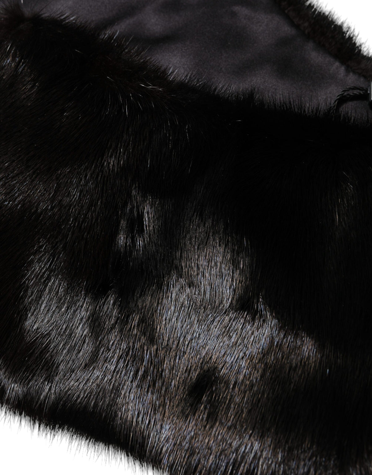 Dolce & Gabbana Black Mink Fur Collar