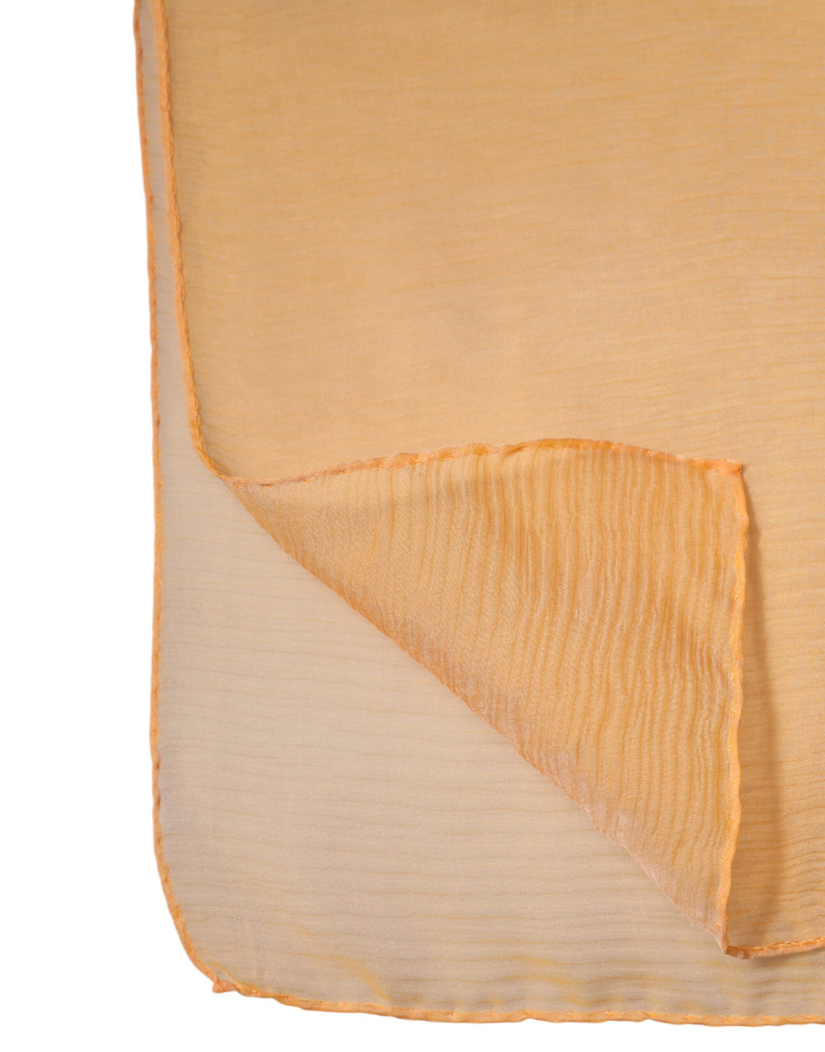 Dolce & Gabbana Orange Silk Wrap Shawl