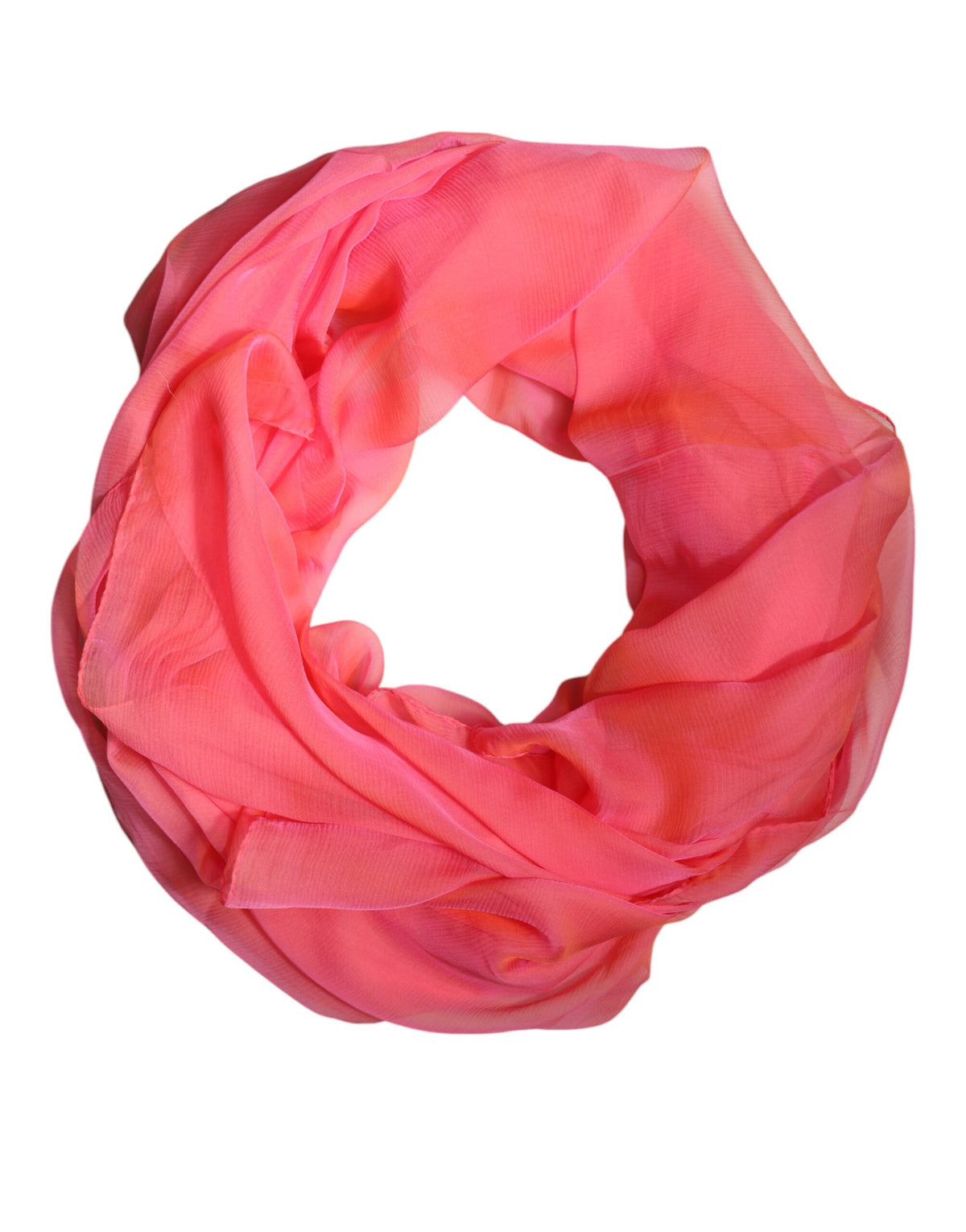Dolce & Gabbana Pink Silk Wrap Shawl
