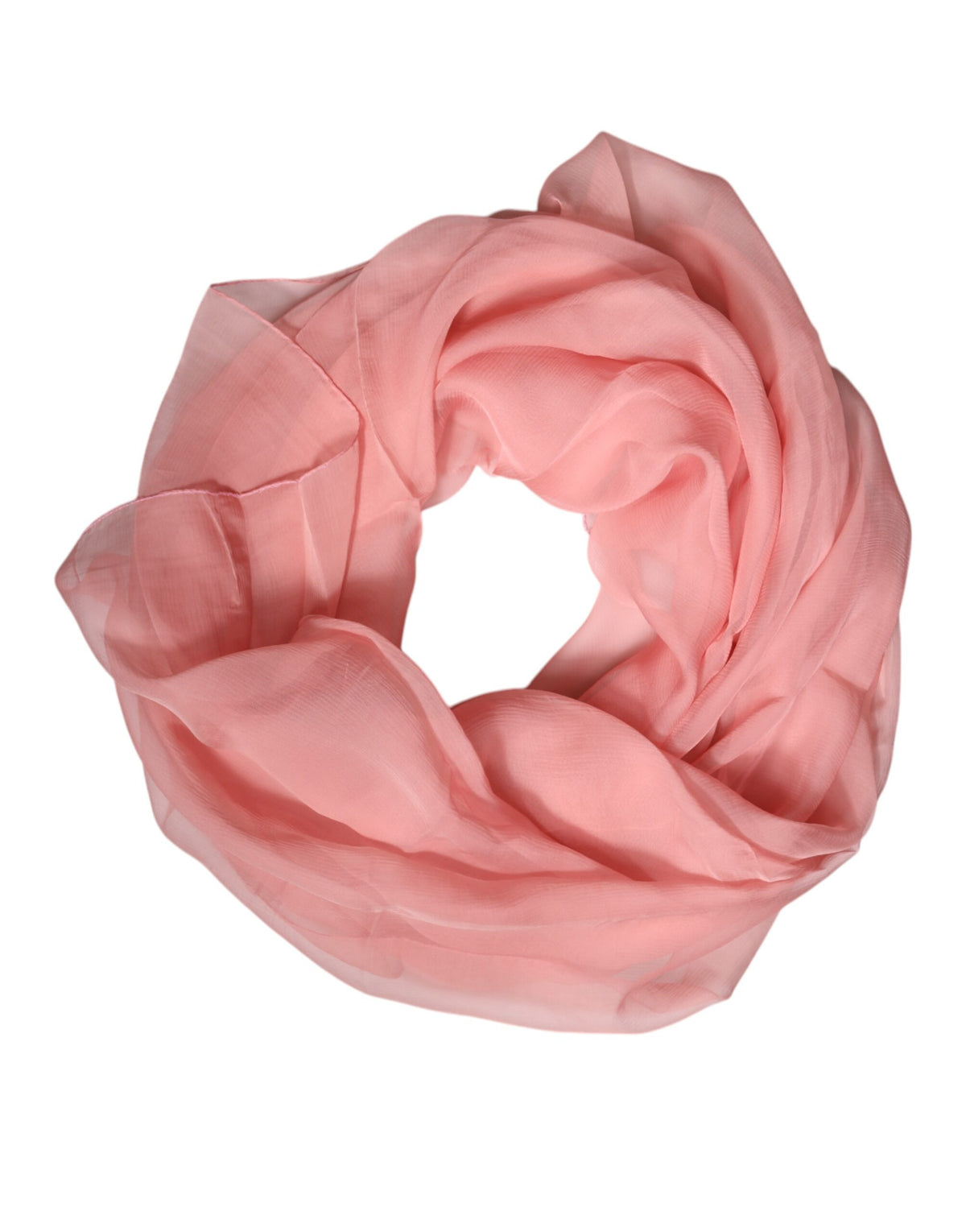 Dolce & Gabbana Pink Silk Wrap Shawl