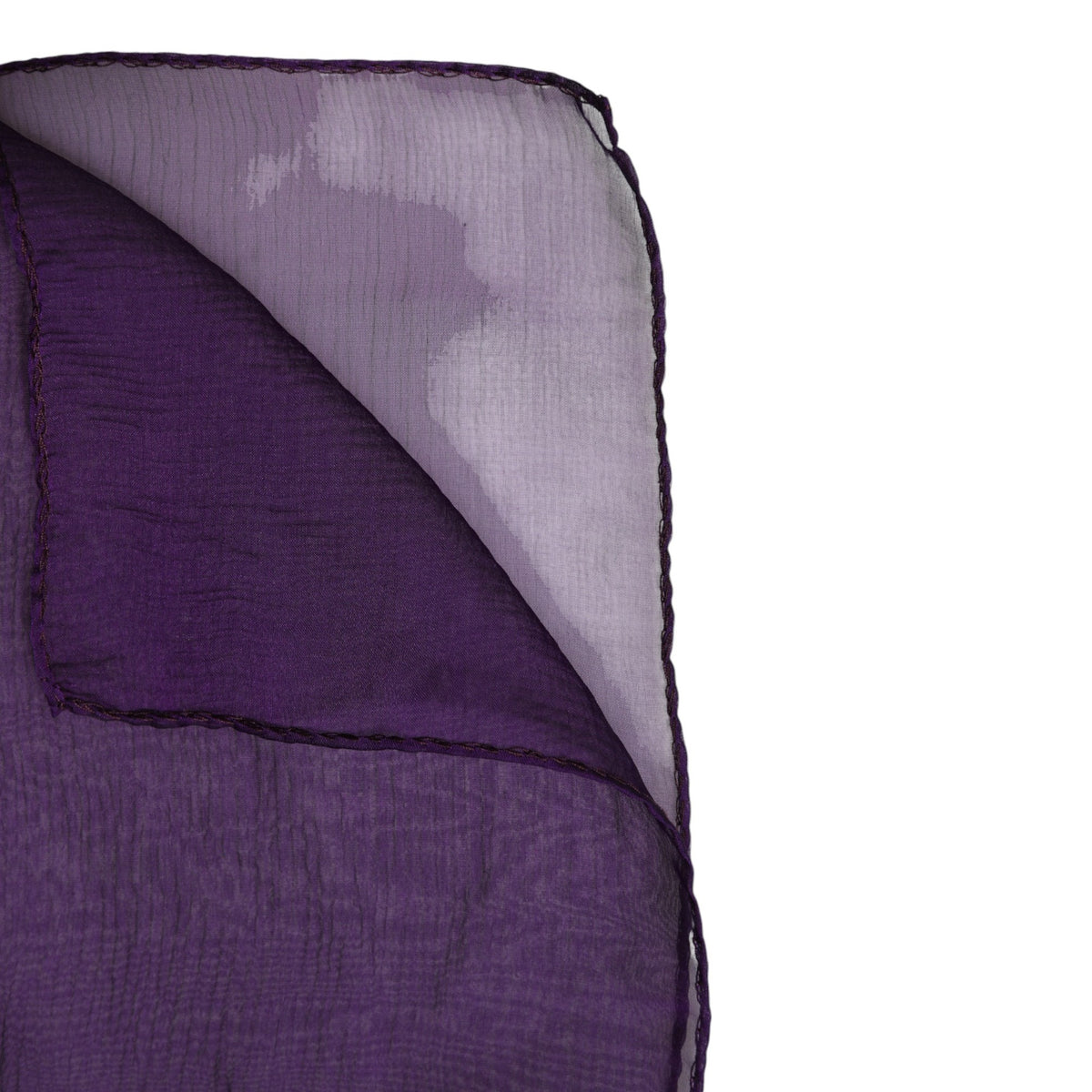 Dolce & Gabbana Purple Silk Wrap Shawl