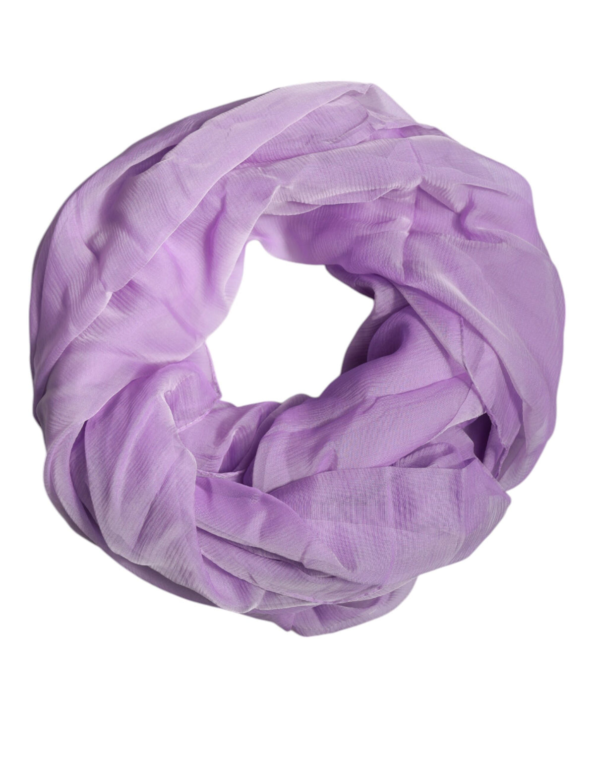 Dolce & Gabbana Purple Silk Wrap Shawl