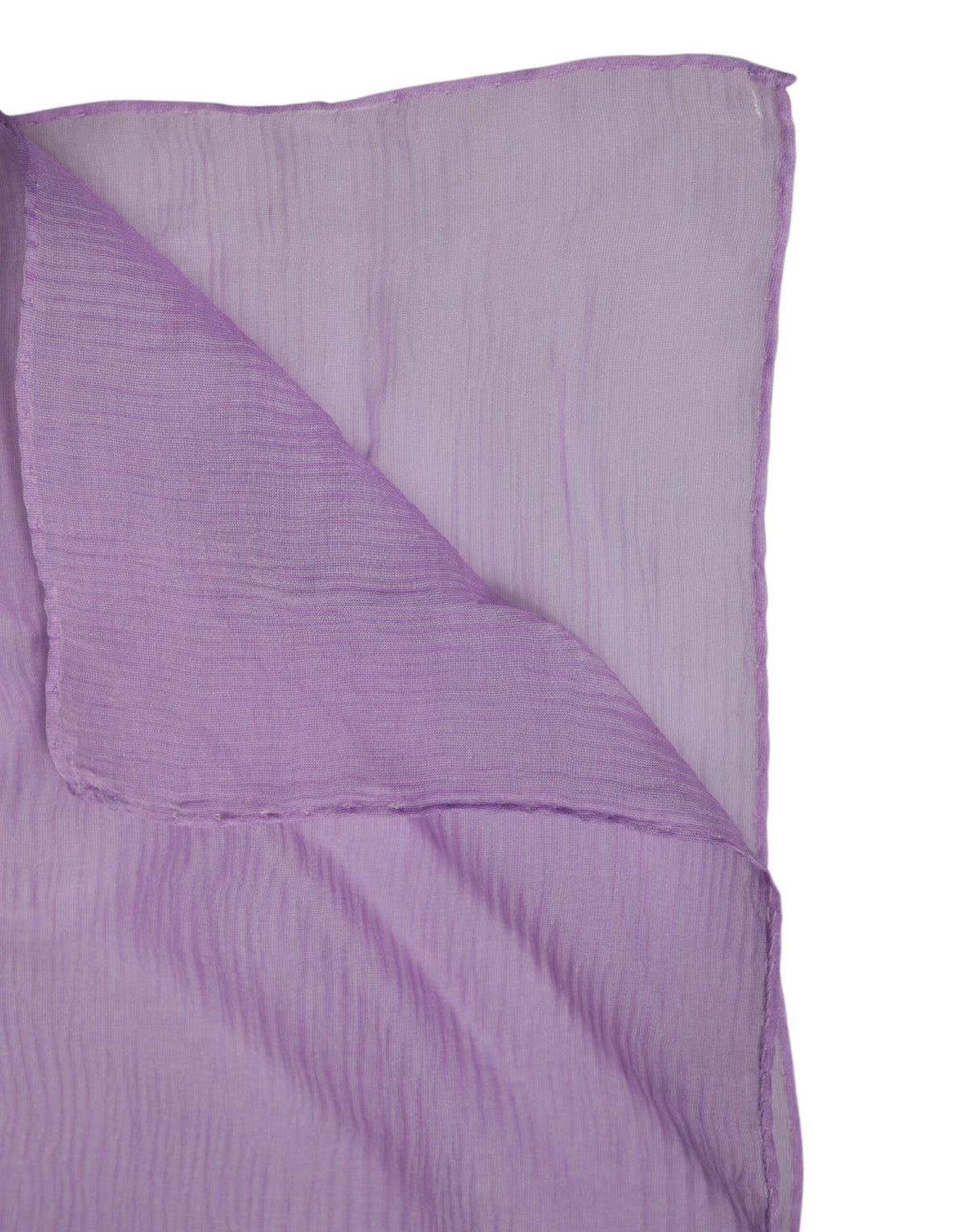 Dolce & Gabbana Purple Silk Wrap Shawl