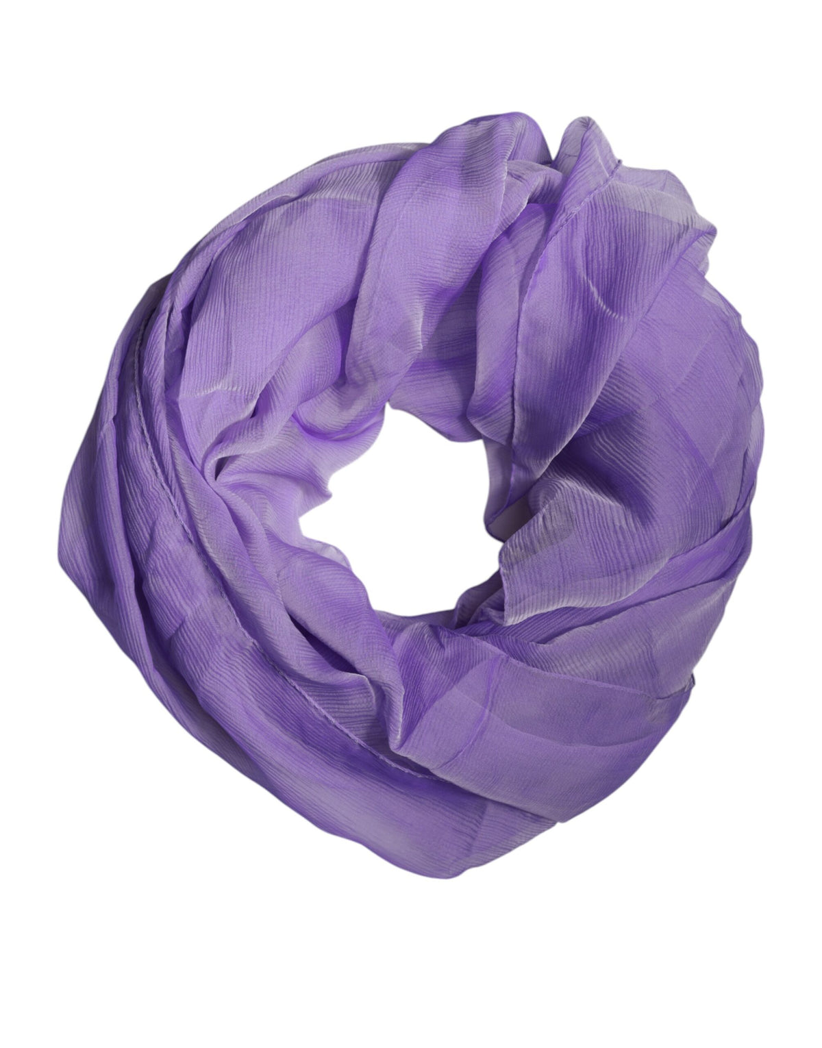 Dolce & Gabbana Purple Silk Wrap Shawl