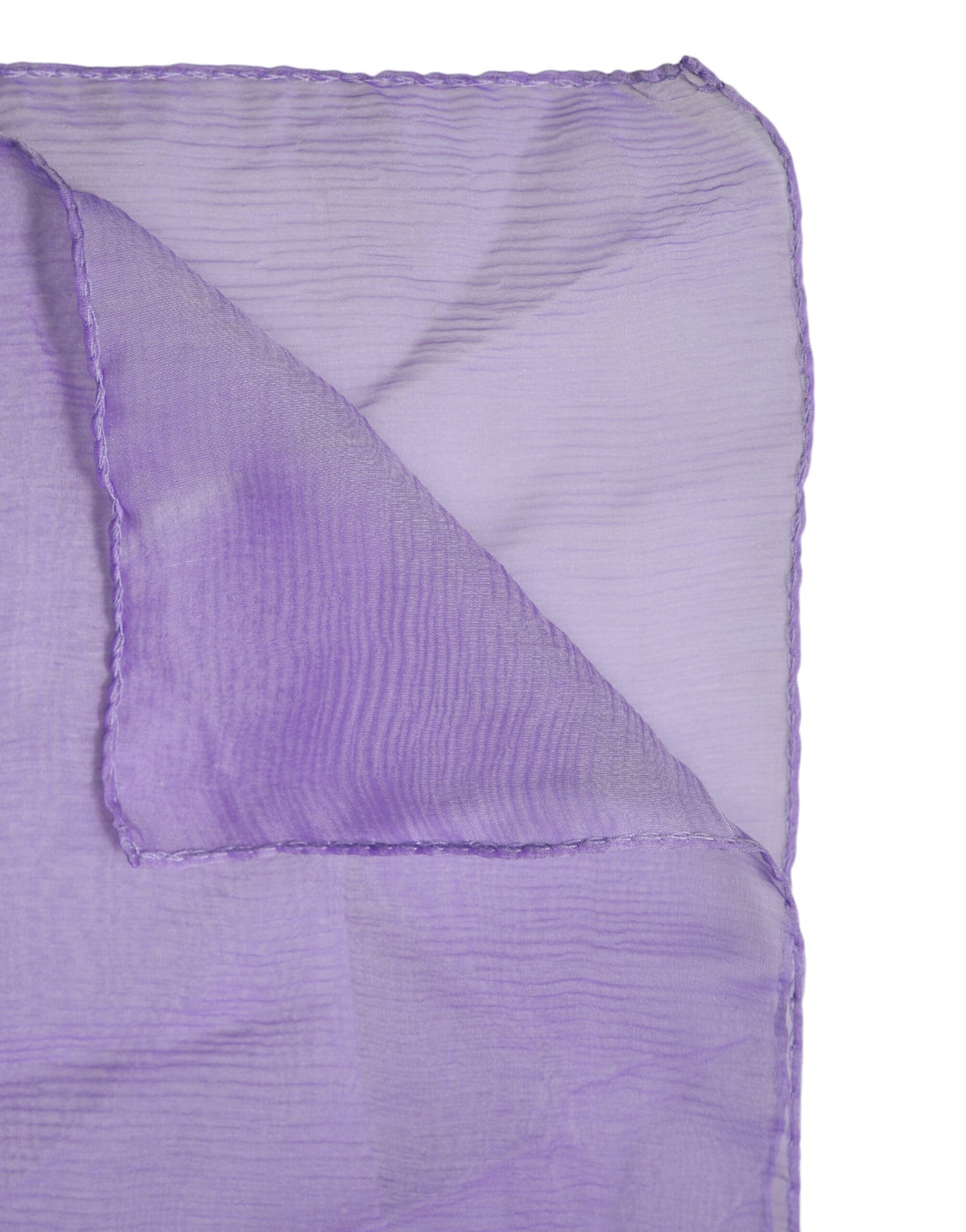 Dolce & Gabbana Purple Silk Wrap Shawl