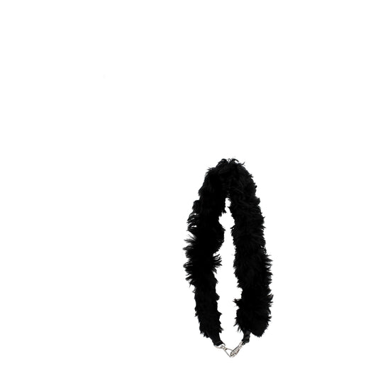 Fendi Black Alpaca Shoulder Strap