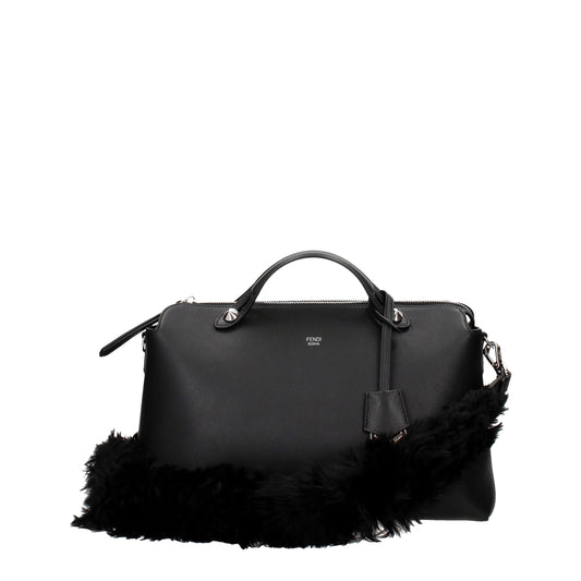 Fendi Black Alpaca Shoulder Strap