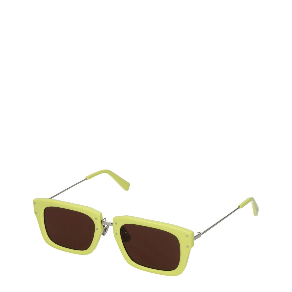 Jacquemus Yellow Square-Frame Sunglasses